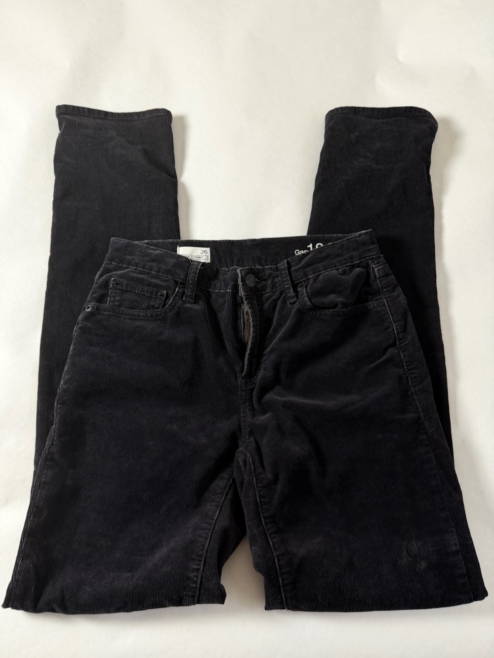 Women's Straight Leg Black Jeans - Slim Fit